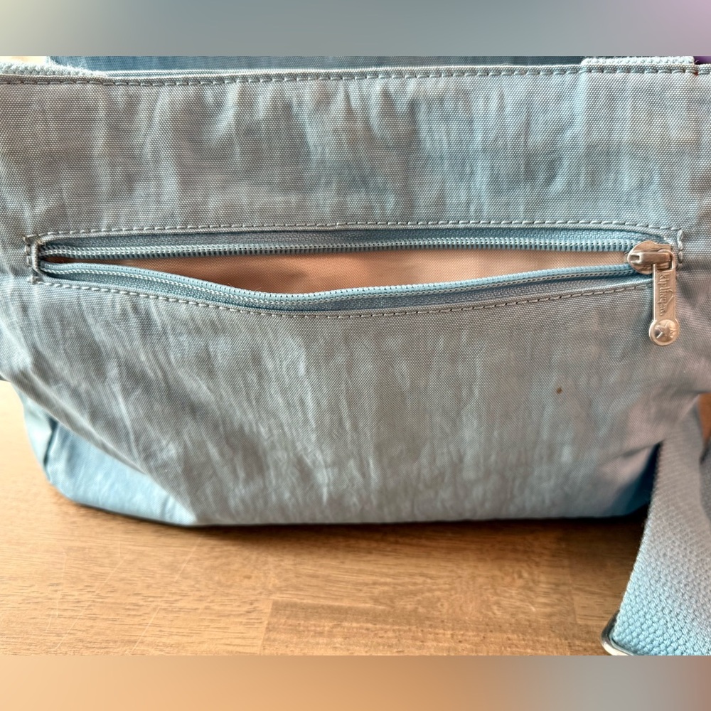 Kipling Elysian Satchel Blue Beam Shoulder Crossbody Bag - Picture 9 of 16